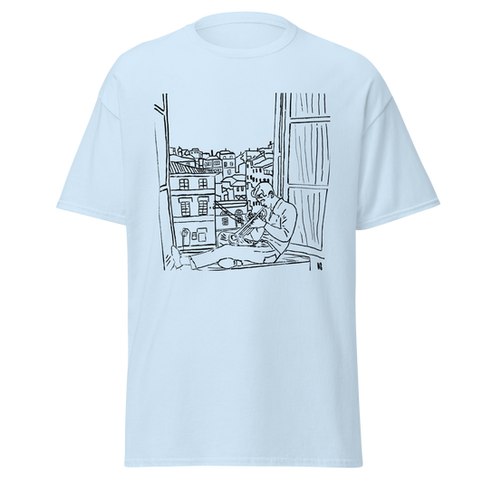 Chet Baker in Roma design (black) classic tee