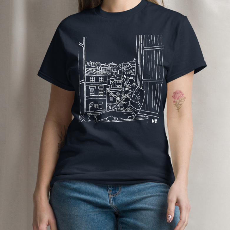 Chet Baker in Roma design classic tee