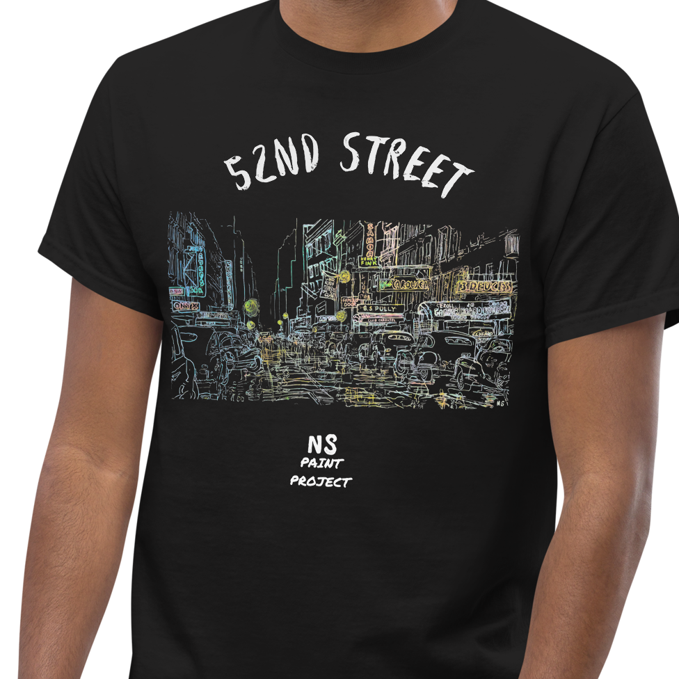 "52nd Street" design classic tee