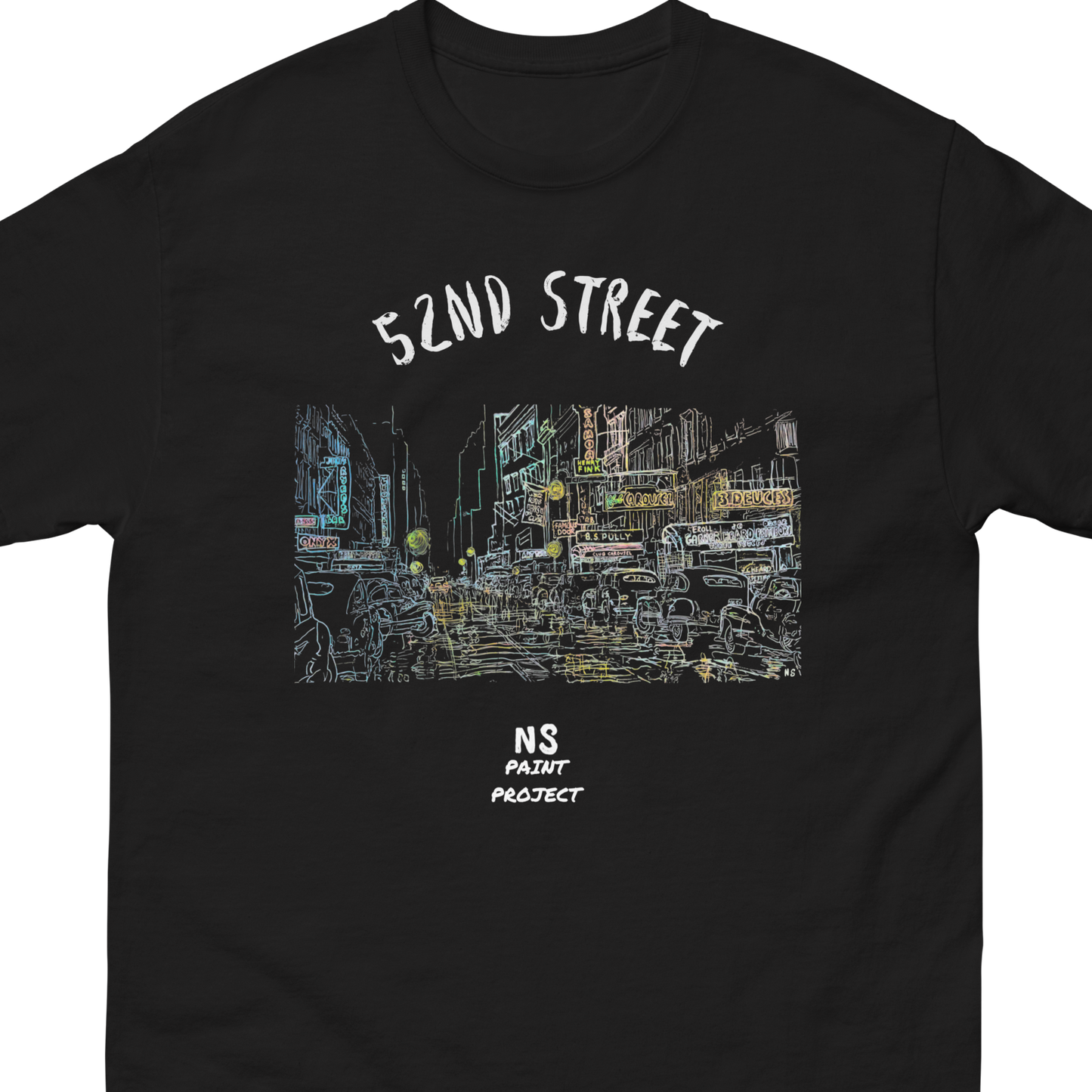 "52nd Street" design classic tee
