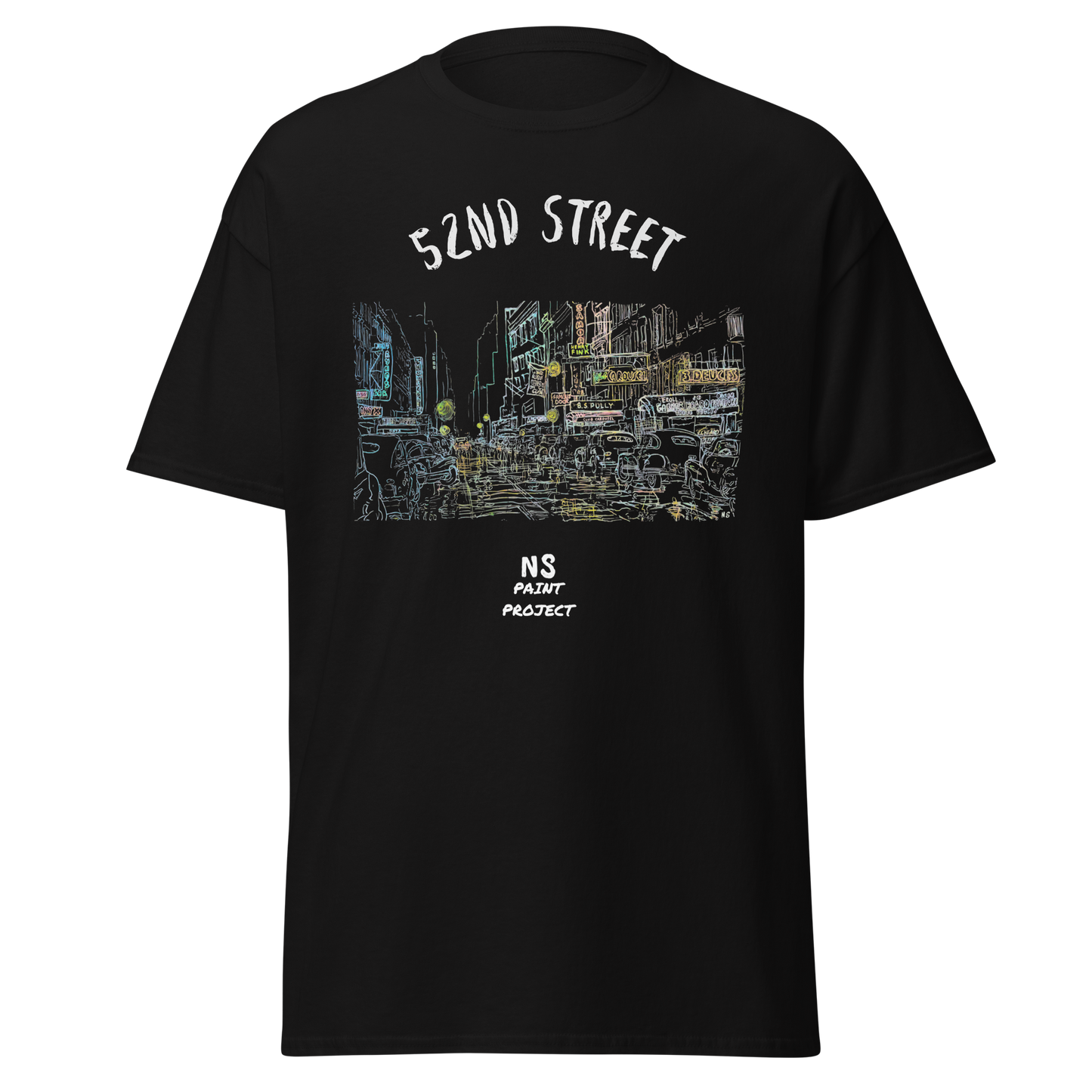 "52nd Street" design classic tee