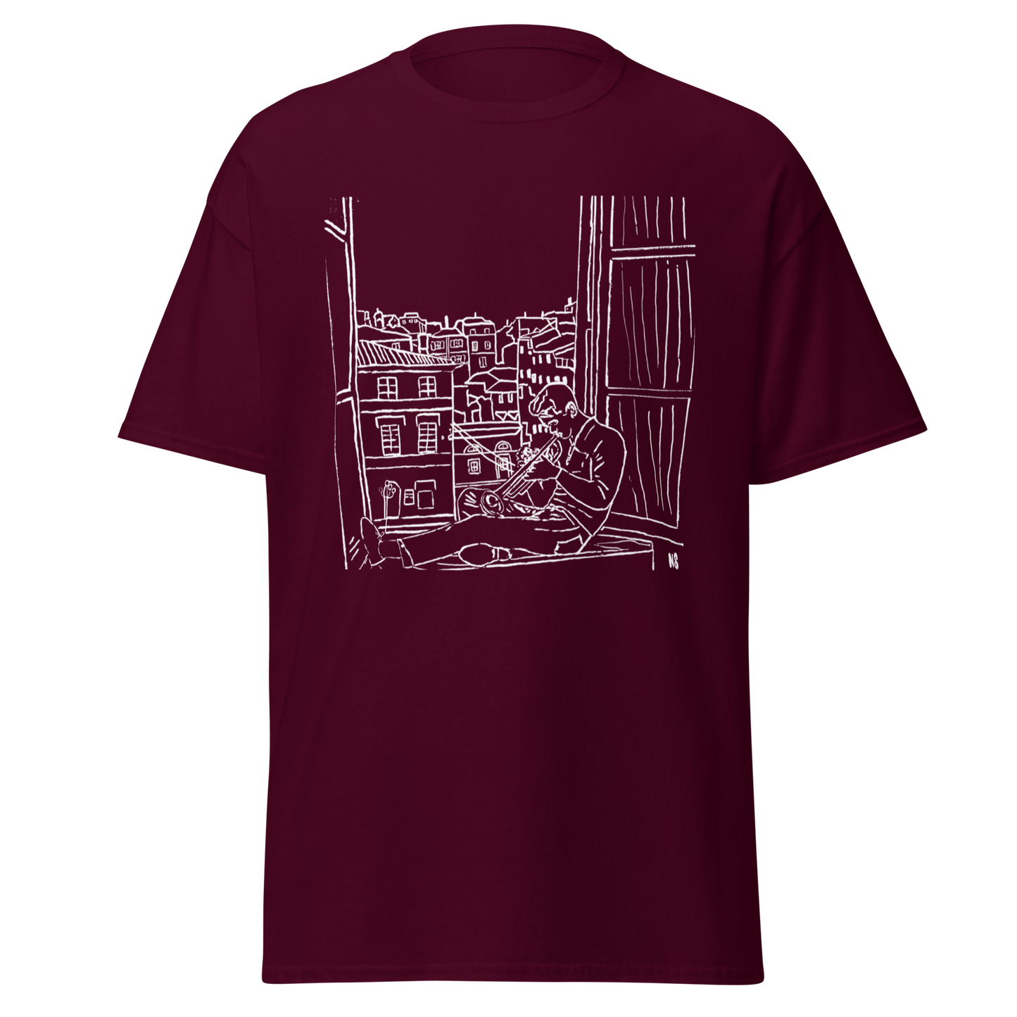 Chet Baker in Roma design classic tee