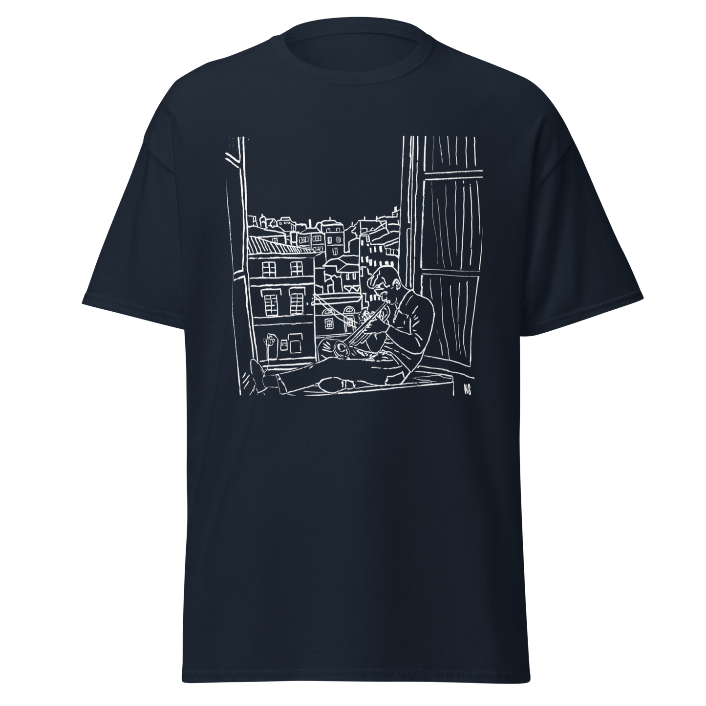 Chet Baker in Roma design classic tee