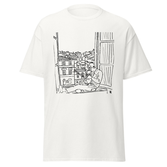 Chet Baker in Roma design (black) classic tee