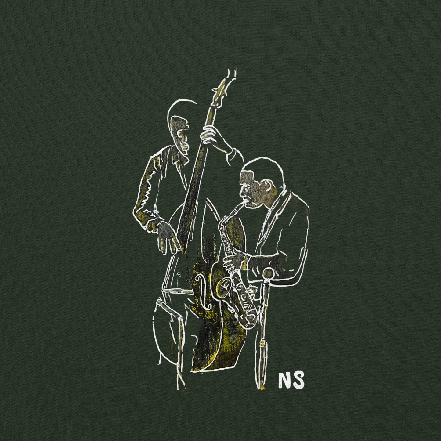 "Mingus & Dolphy" (color series) design Hoodie