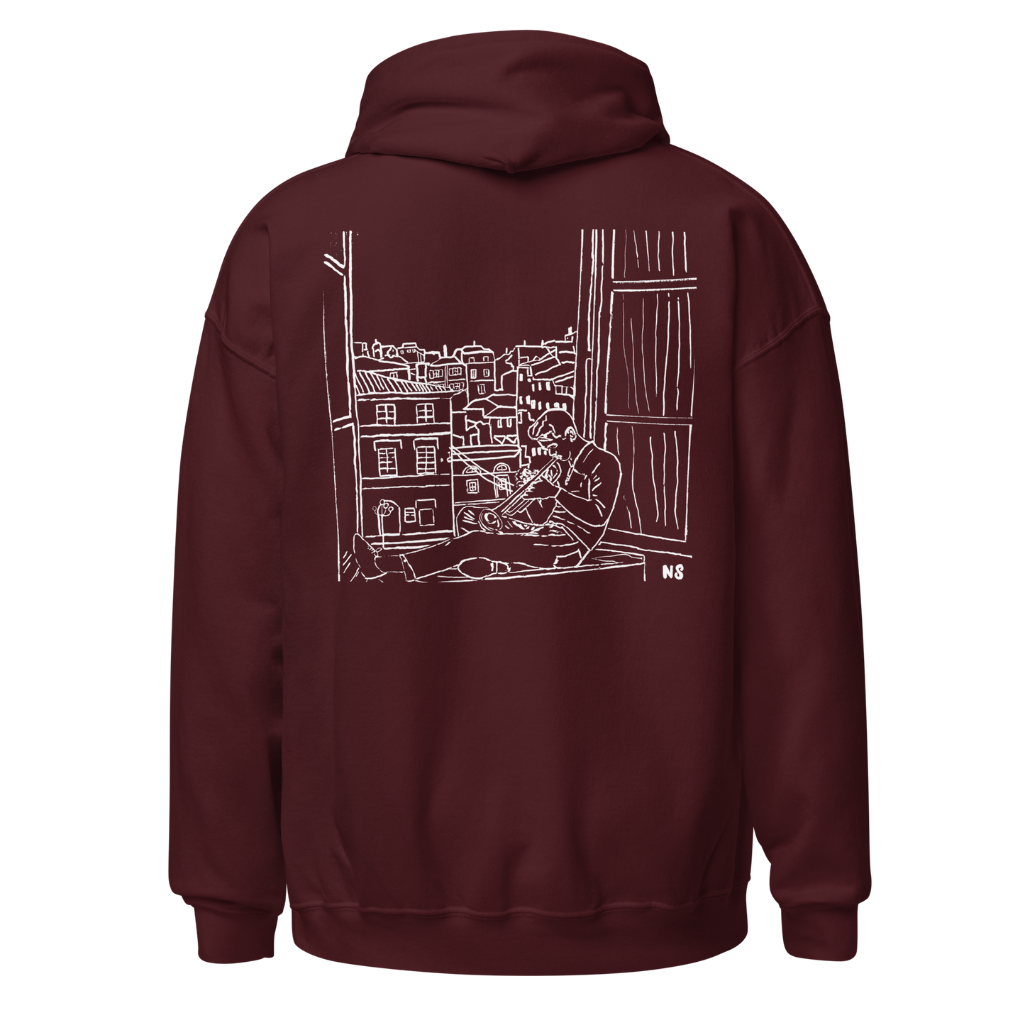 Chet Baker in Roma design Hoodie